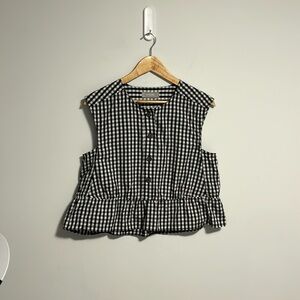 Everlane peasant style top, size M